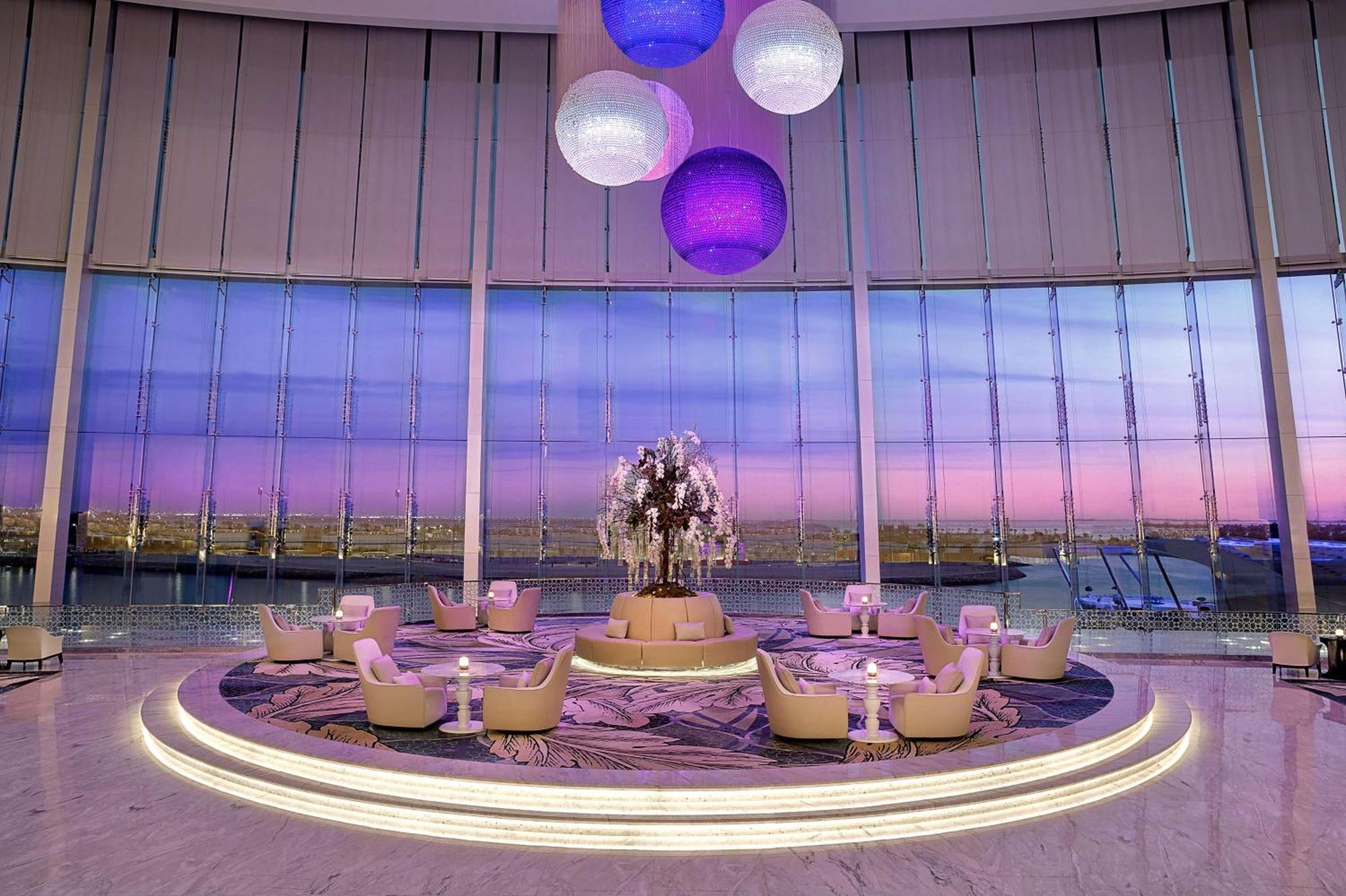 Hotel Conrad Abu Dhabi Etihad Towers Esterno foto The lobby of the hotel